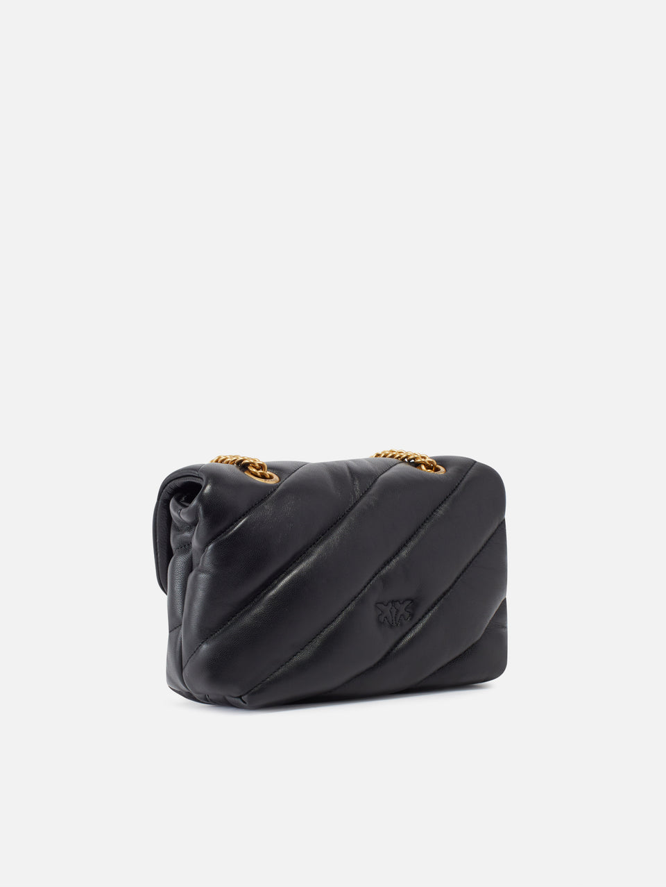 PINKO Borsa Mini in Nappa Nero Offerta Anniversario
