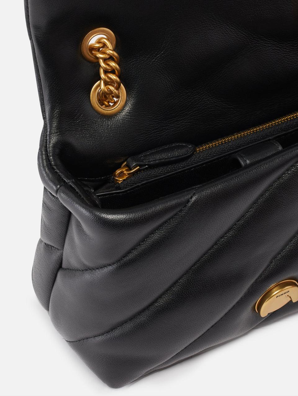 PINKO Borsa Mini in Nappa Nero Offerta Anniversario