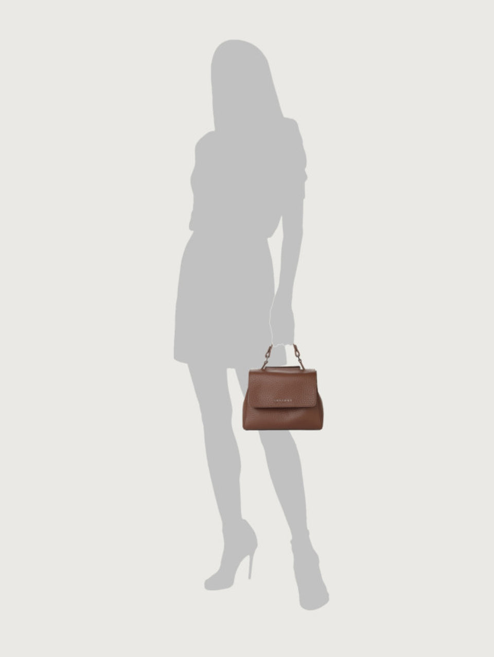 ORCIANI Borsa a Mano Mini in Pelle Carruba Latest fashion