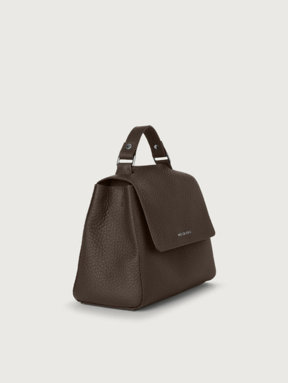 ORCIANI Borsa Sveva a Mano Piccola Testa di Moro Online Outlet
