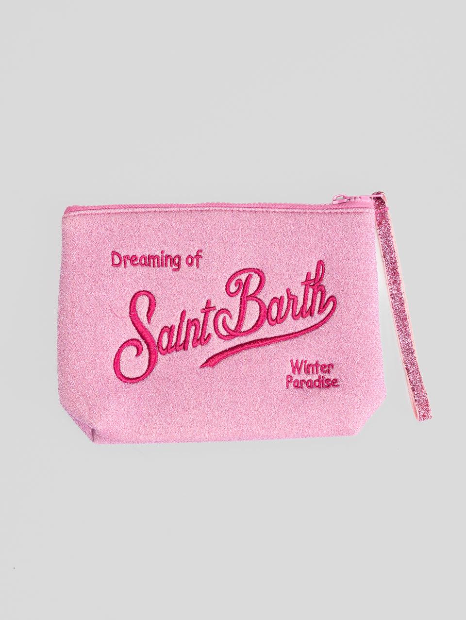 MC2 SAINT BARTH Pochette in Lurex Aline Rosa Offerte esclusive
