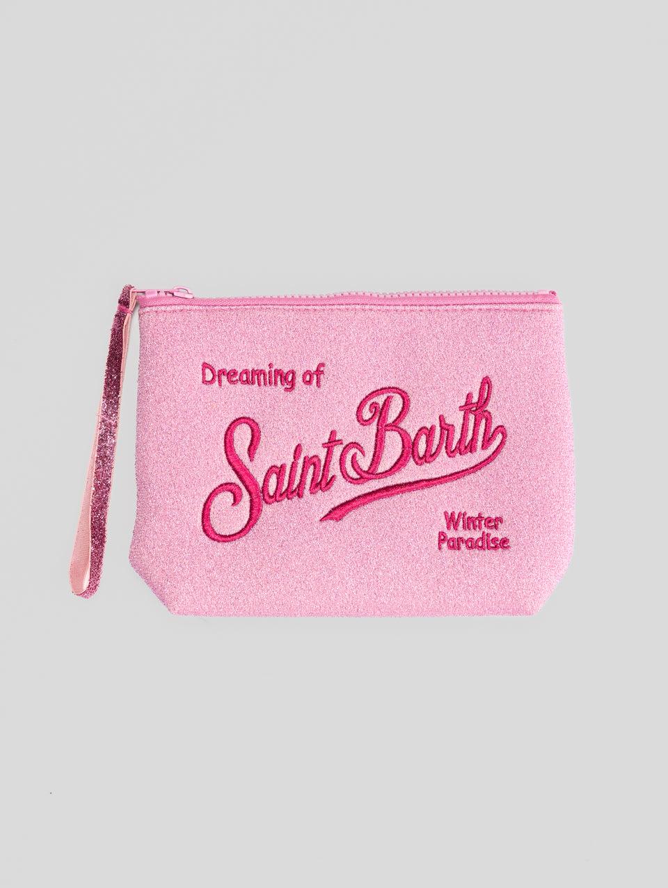 MC2 SAINT BARTH Pochette in Lurex Aline Rosa Fino al 55% di sconto
