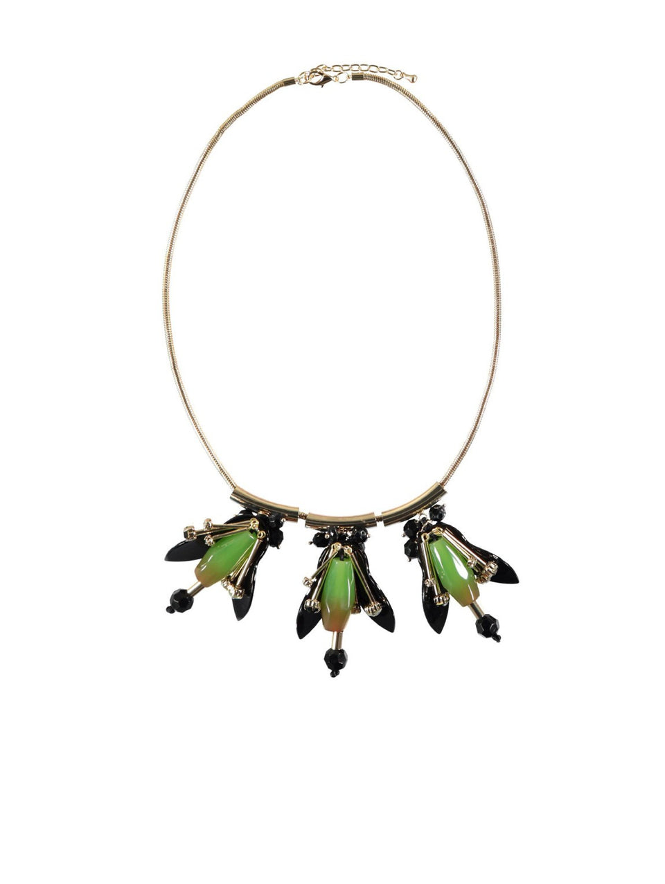 ESSENTIEL ANTWERP Collana con Ciondoli Verde Hotsell