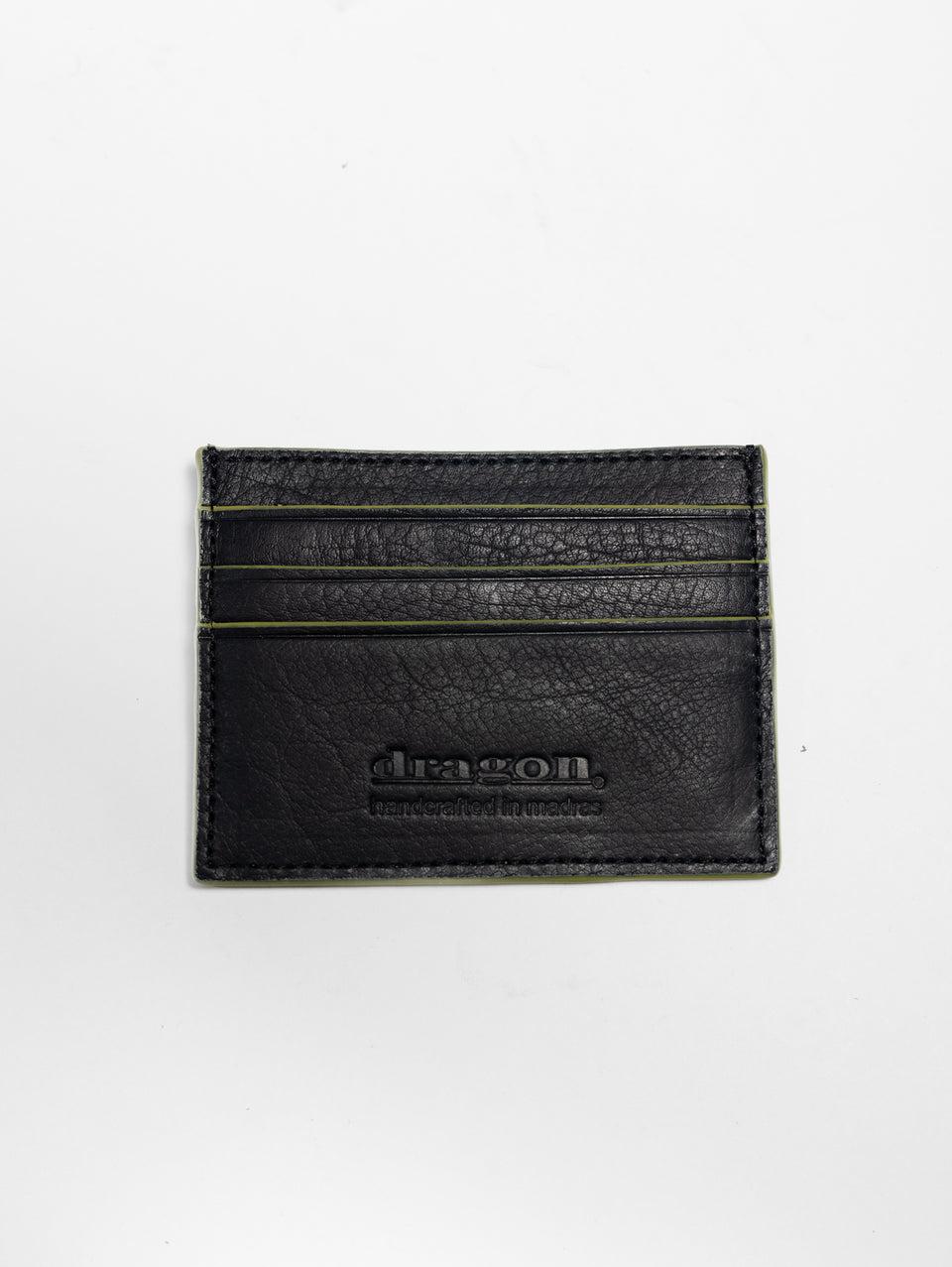 DRAGON DIFFUSION Portafoglio in Pelle Check Zip Around Wallet Nero Saldi Di Fabbrica