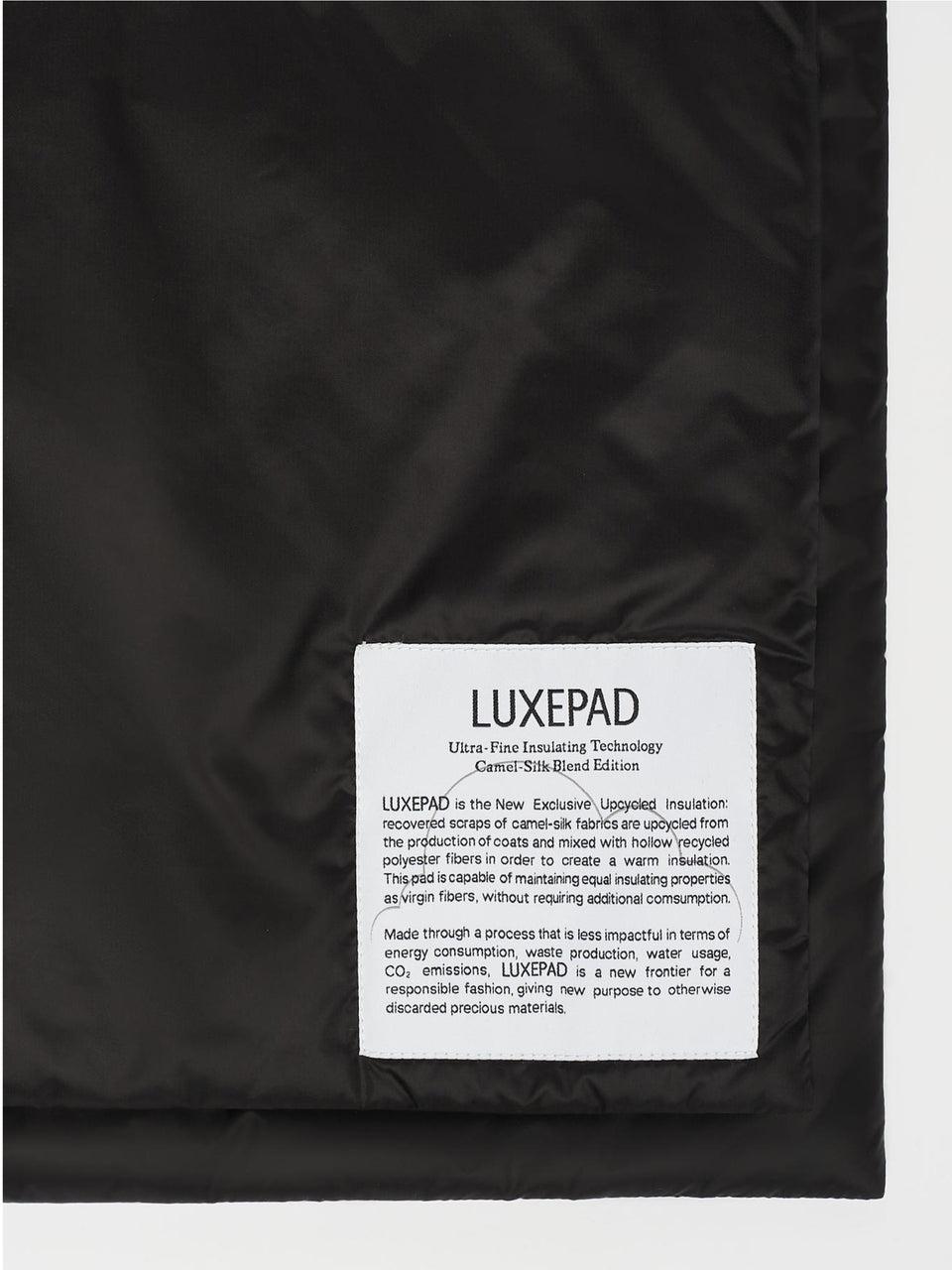 MAX MARA LEISURE Stola in Nylon con Imbottitura Luxepad Nero In Saldo