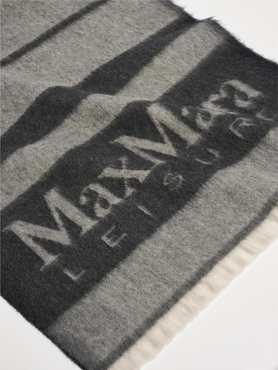 MAX MARA LEISURE Stola con Lavorazione Jacquard Grigio Moda
