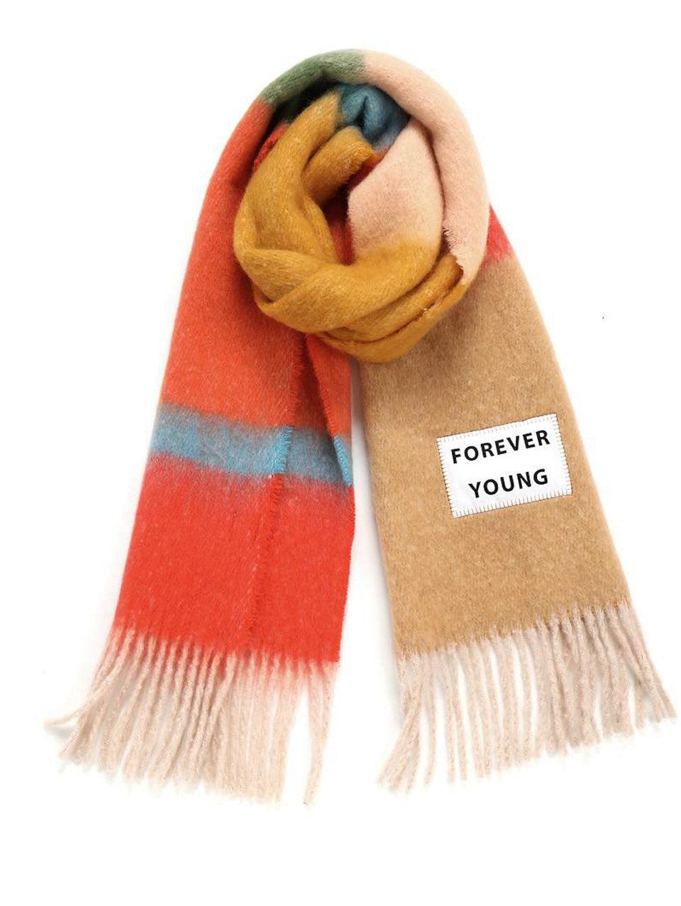 VERB TO DO Maxi sciarpa Forever Young Multicolore Negozio online di fabbrica