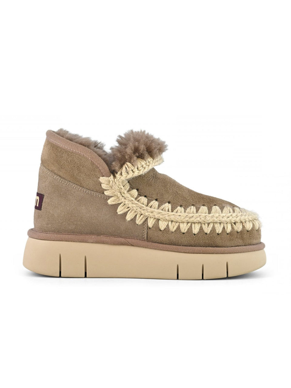 MOU Stivaletto in Montone Sneakers Bounce Grigio Black Friday
