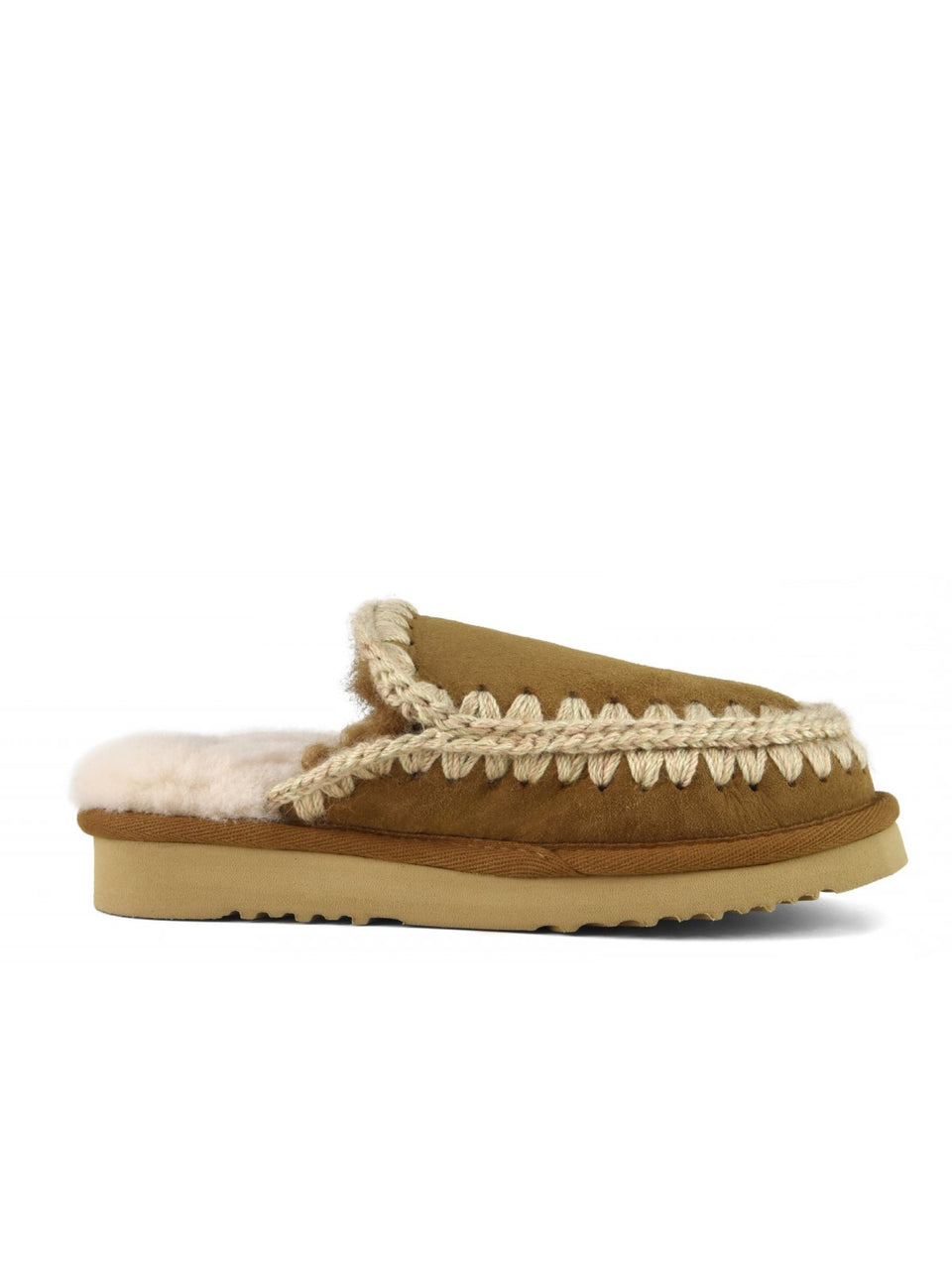 MOU Ciabatta Eskimo Slipper Cognac Offerta Giorno del Papà