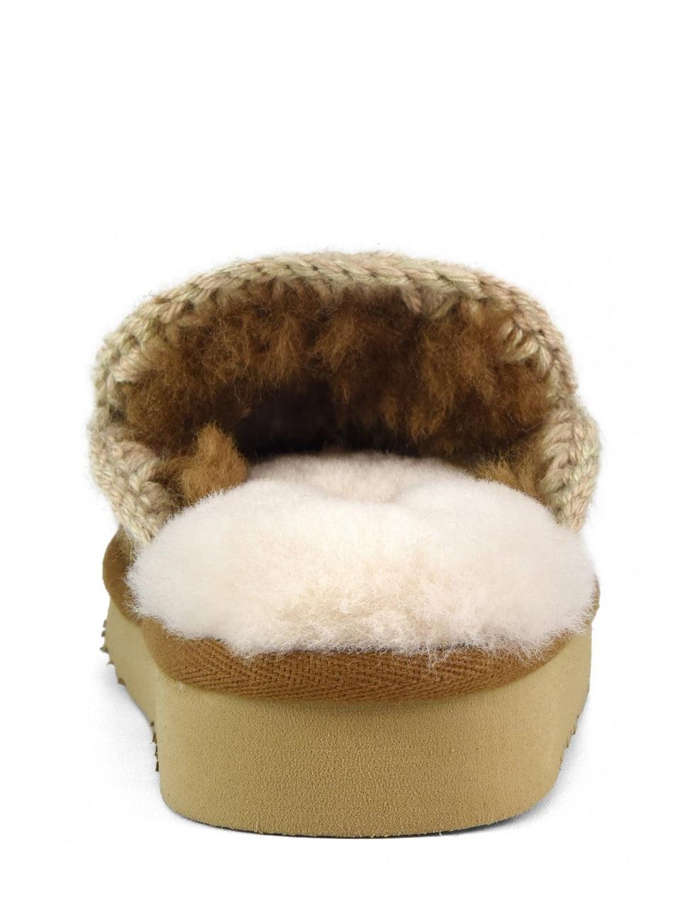 MOU Ciabatta Eskimo Slipper Cognac Offerta Giorno del Papà