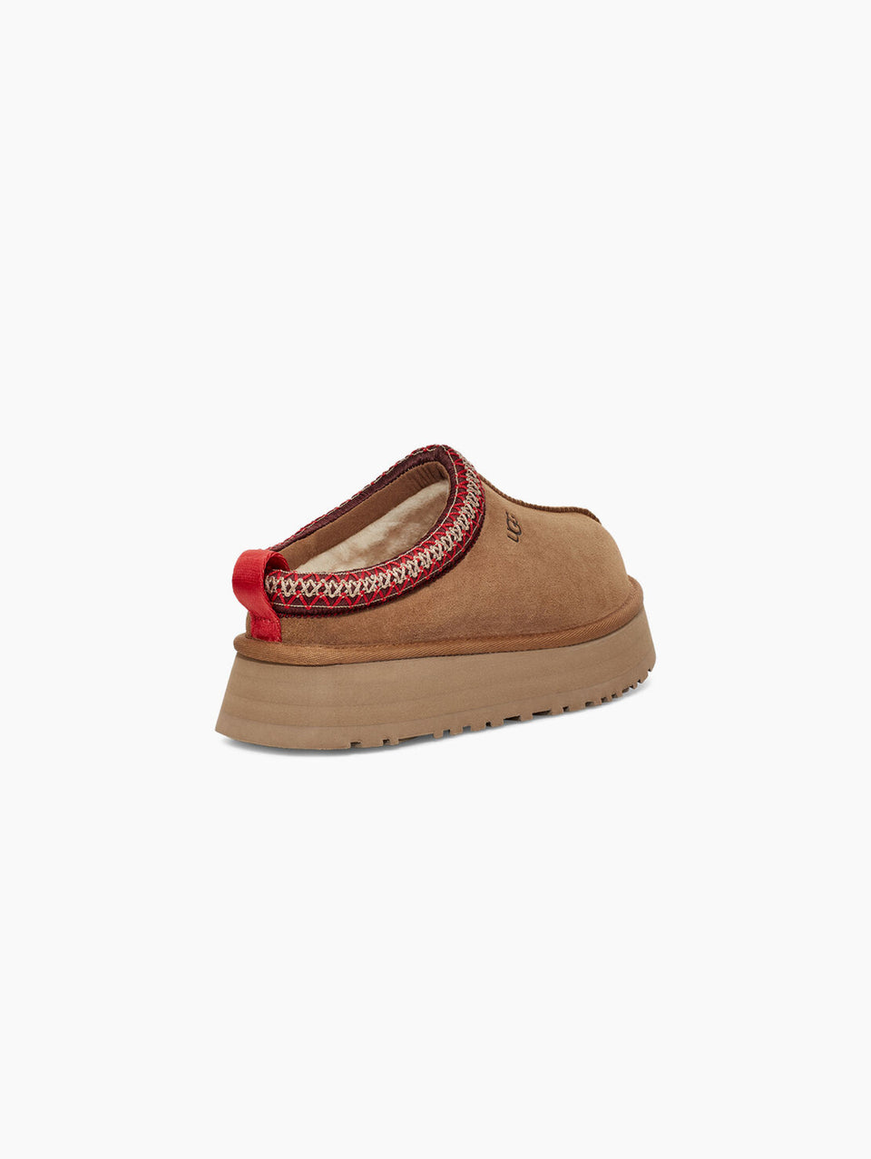 UGG Ciabatte con Plateau Tazz Castagna Offerta temporanea