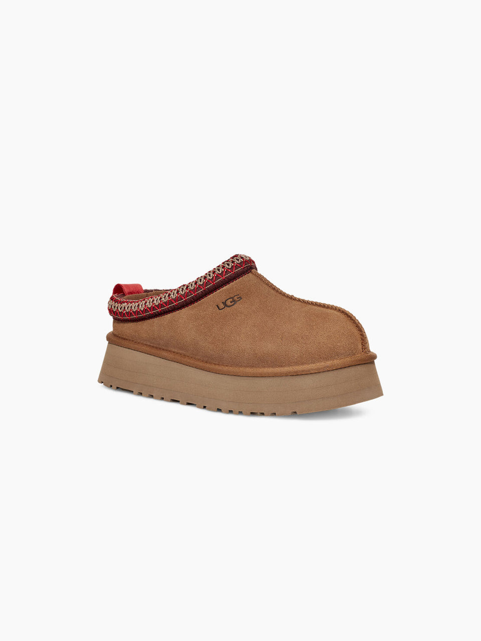 UGG Ciabatte con Plateau Tazz Castagna Offerta temporanea