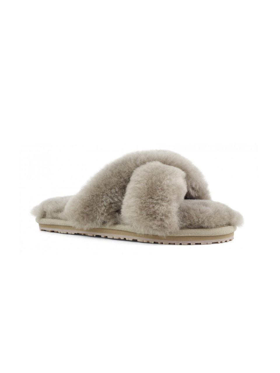 MOU Slippers in Montone Incrociato Grigio Lightning offer