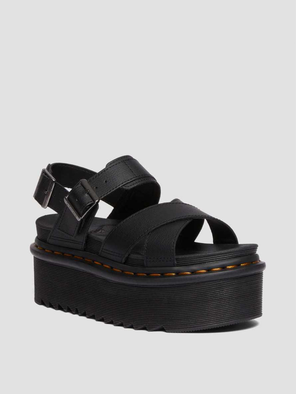 DR. MARTENS Sandali con Suola Platform Voss Quad Nero Offerta settimanale