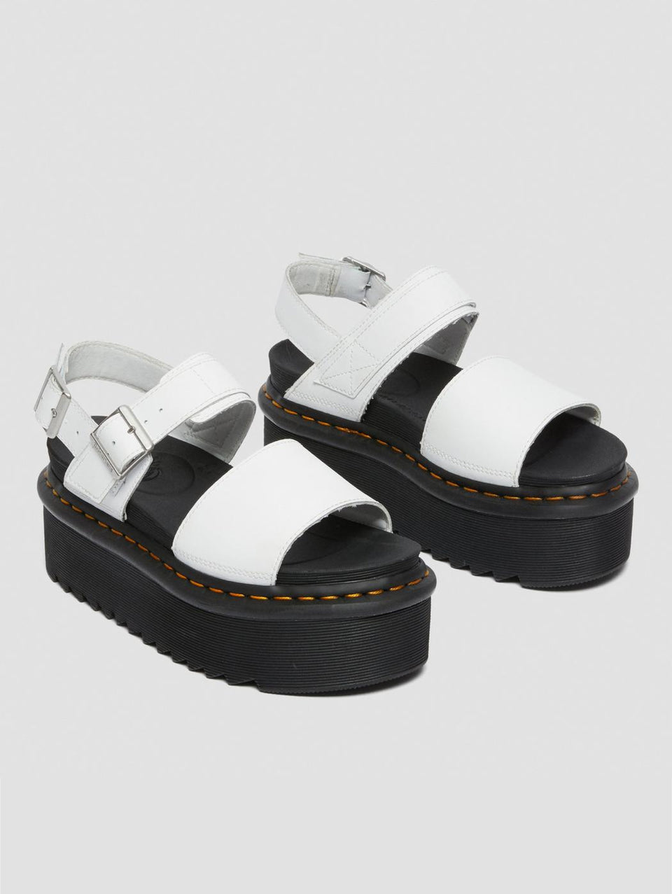 DR. MARTENS Sandali Platform Voss Quad Bianco Ultimi tre giorni
