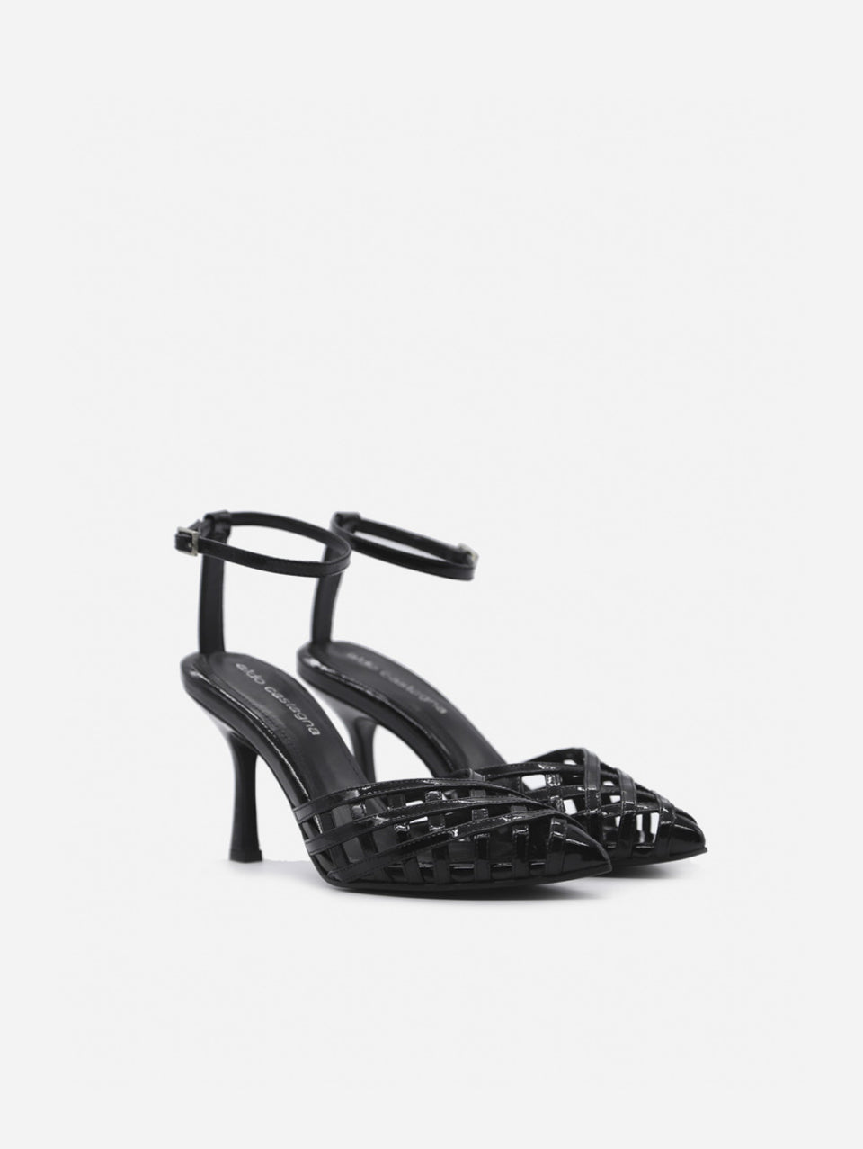 ALDO CASTAGNA Sandali in Pelle Intrecciata Nero ACQUISTA ORA
