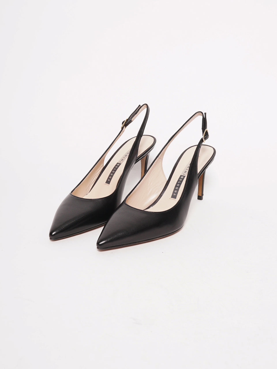 CHIARINI BOLOGNA Décolleté in pelle 870 Nero Fino al 60% di sconto