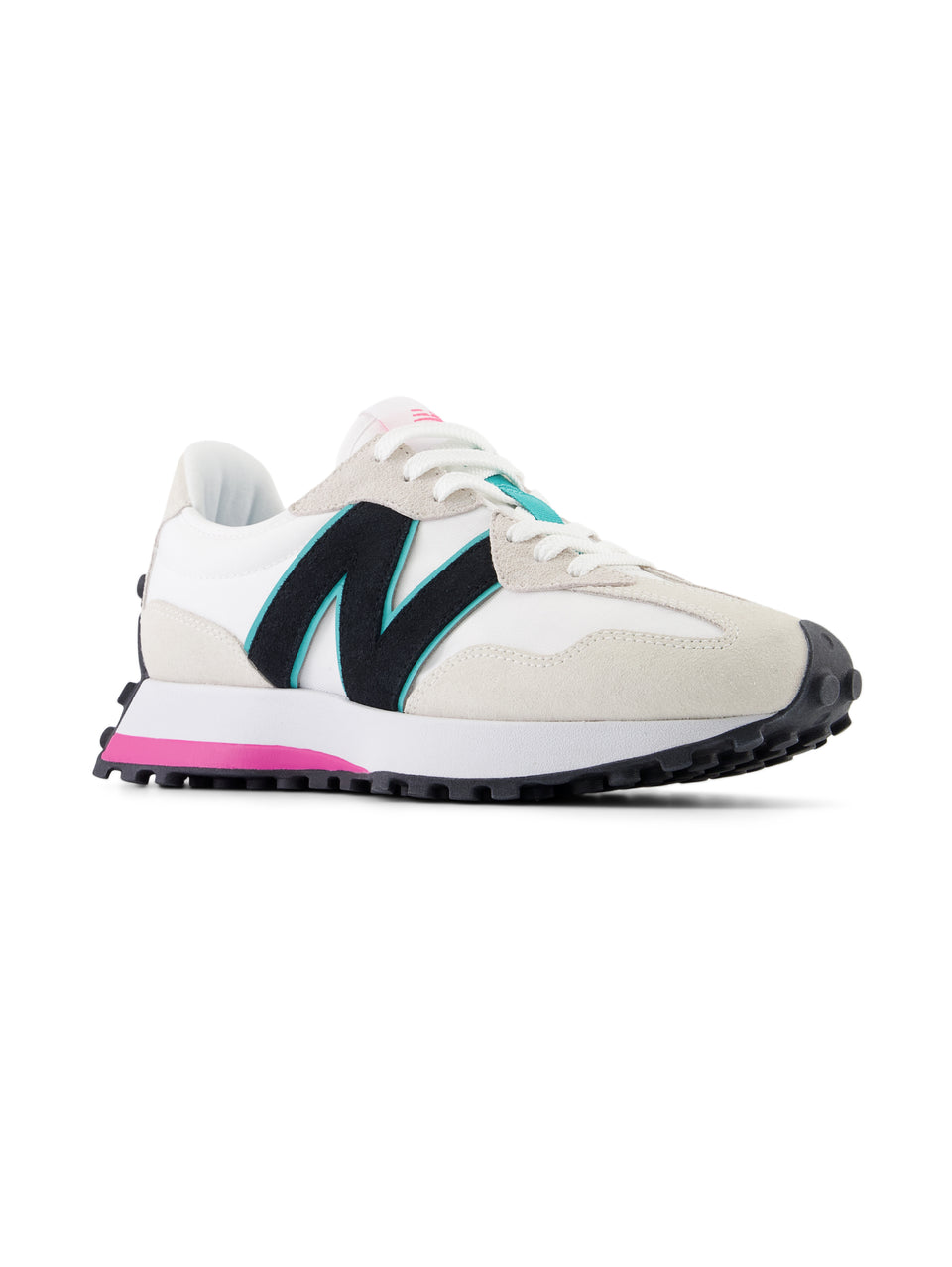 NEW BALANCE Sneakers Retrò 327 Bianco/Cielo/Rosa Sconti questo mese