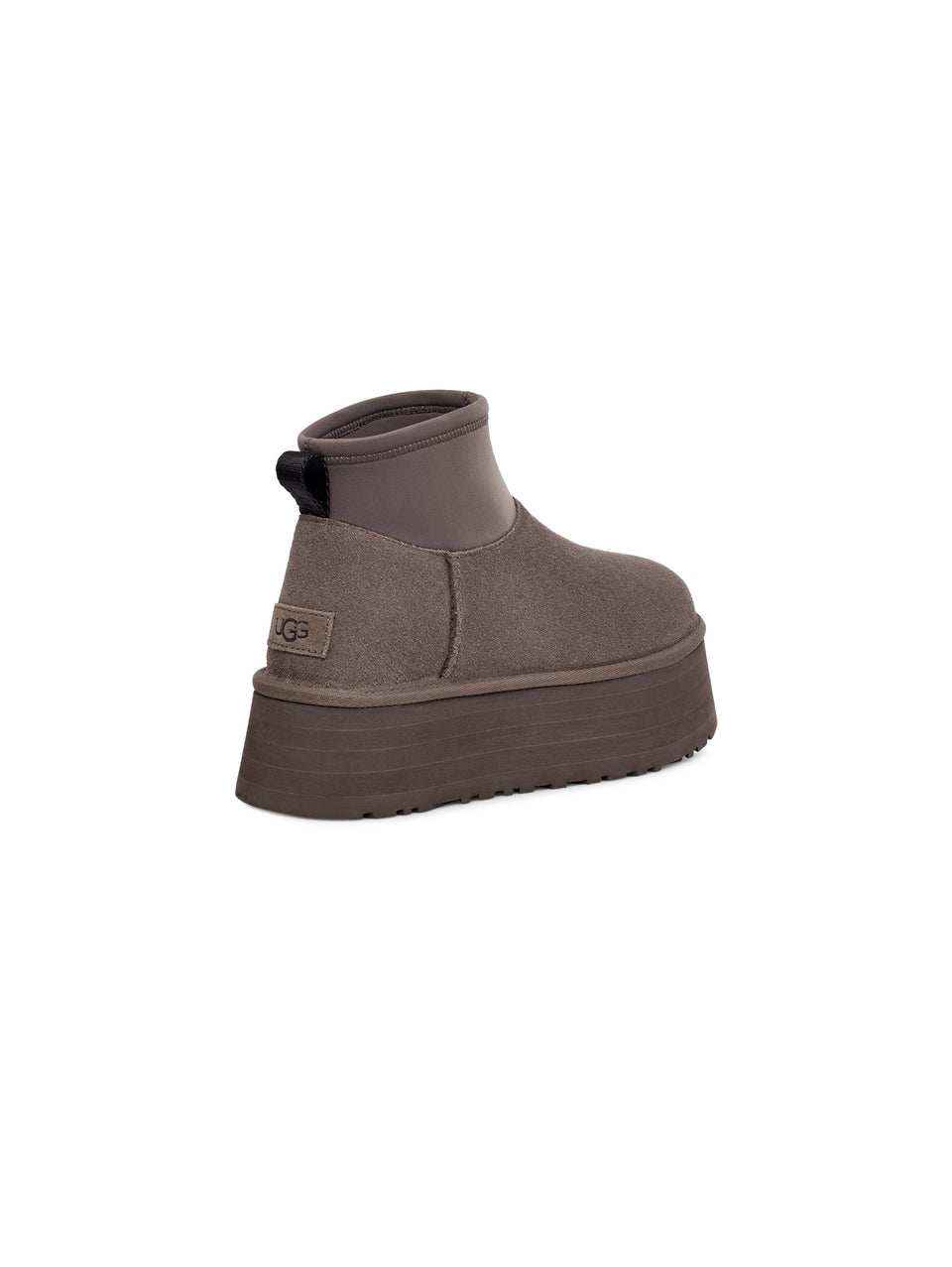 UGG Stivaletti con Plateau Classic Mini Dipper Grigio In Linea