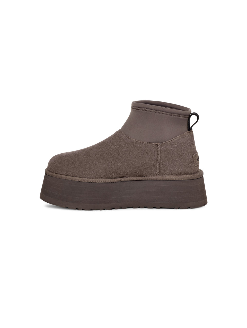 UGG Stivaletti con Plateau Classic Mini Dipper Grigio In Linea