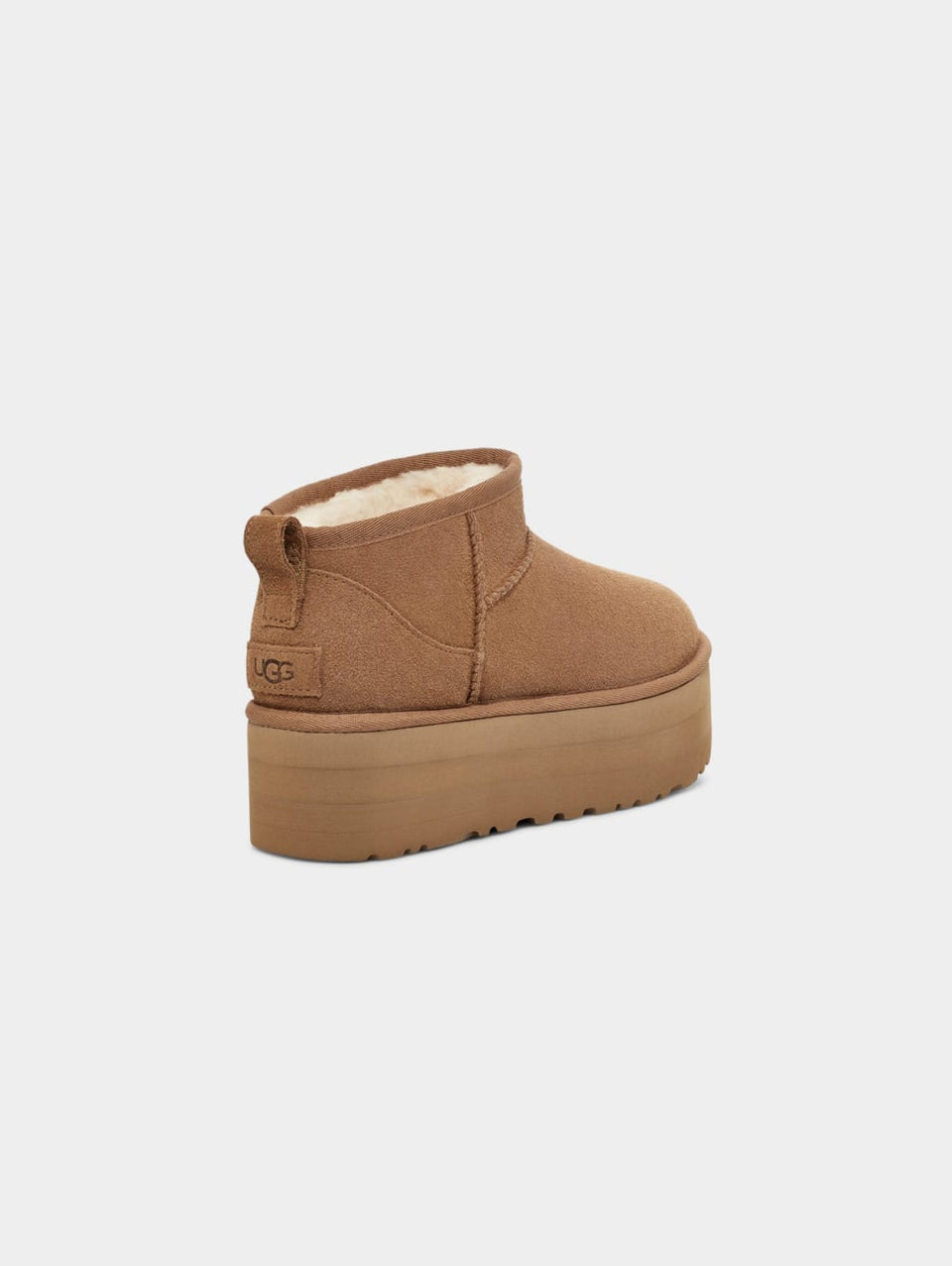 UGG Stivaletti con Plateau Ultra Mini Platform Castagna Pezzi Unici