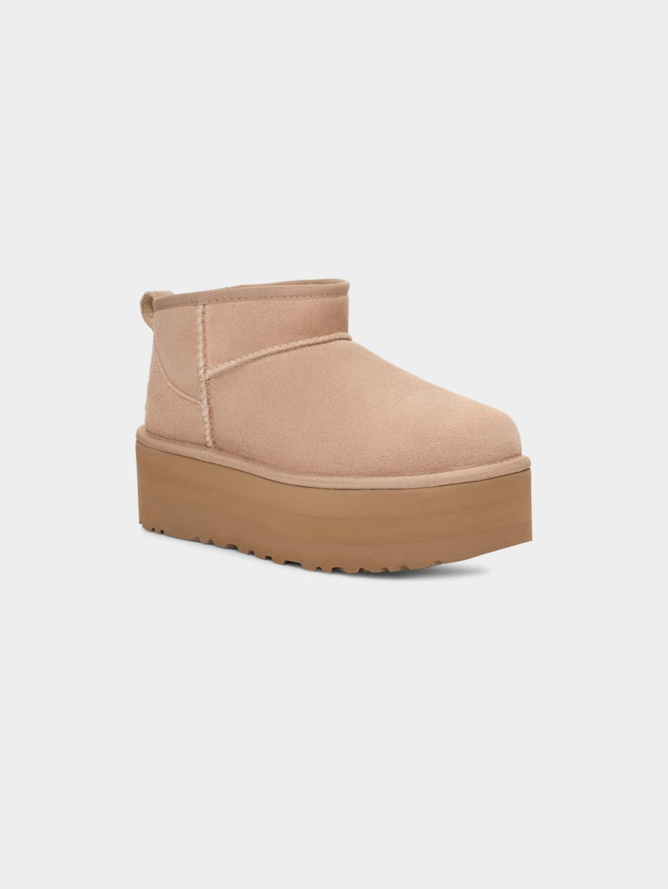 UGG Stivaletti con Plateau Ultra Mini Platform Sabbia Qualità Garantita