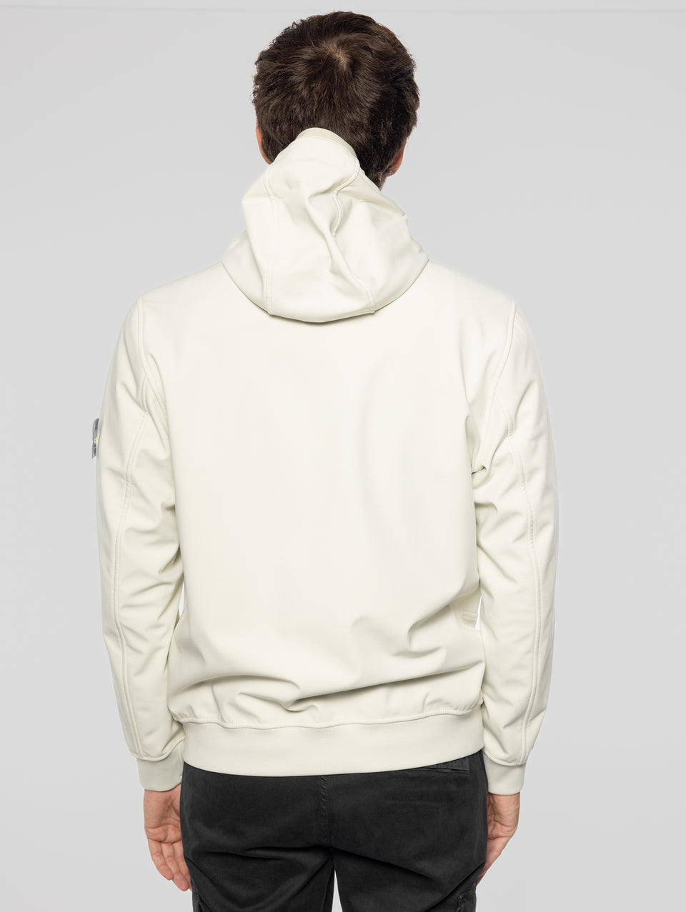 STONE ISLAND Giacca con Cappuccio in Membrana Performante Stucco Economico