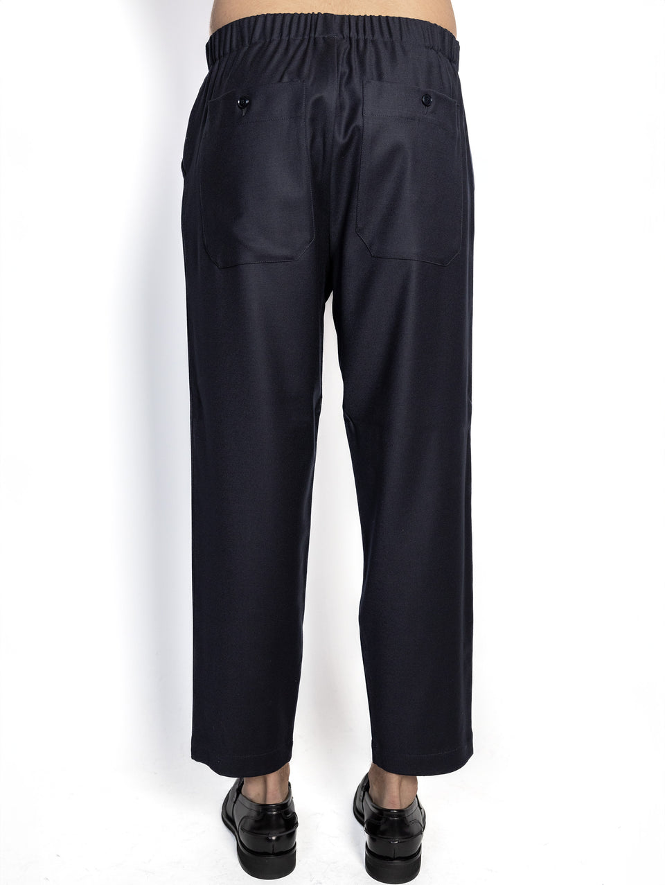 BARENA VENEZIA Pantaloni Jogger in Flanella Blu Moda