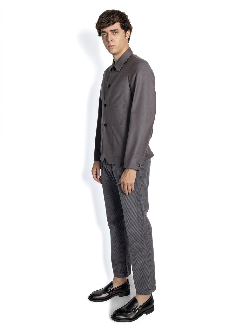 BARENA VENEZIA Pantaloni Jogger in Velluto Malva Spedizione gratuita