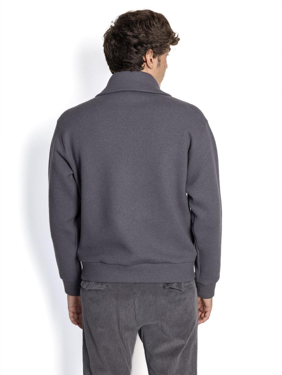 BARENA VENEZIA Bomber in Maglia di Lana Malva Prezzo di fabbrica