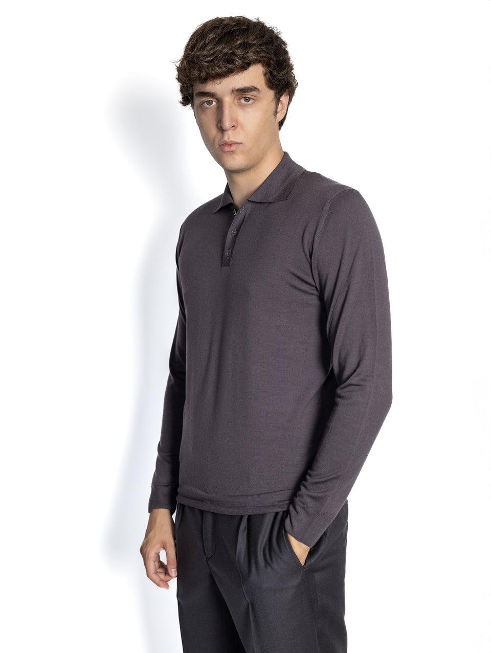 BARENA VENEZIA Polo in Maglia Malva Grande vendita