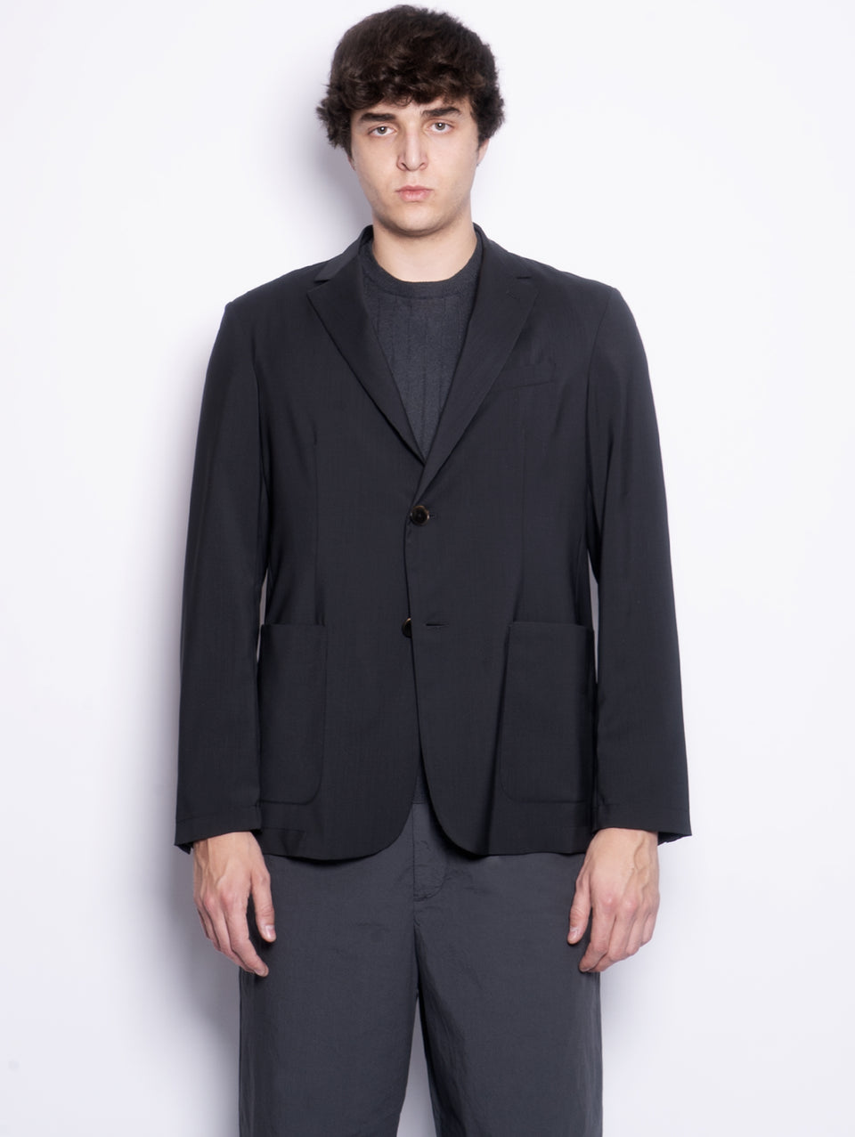 BARENA VENEZIA Giacca Borgo in Fresco Lana Piombo Cyber Monday