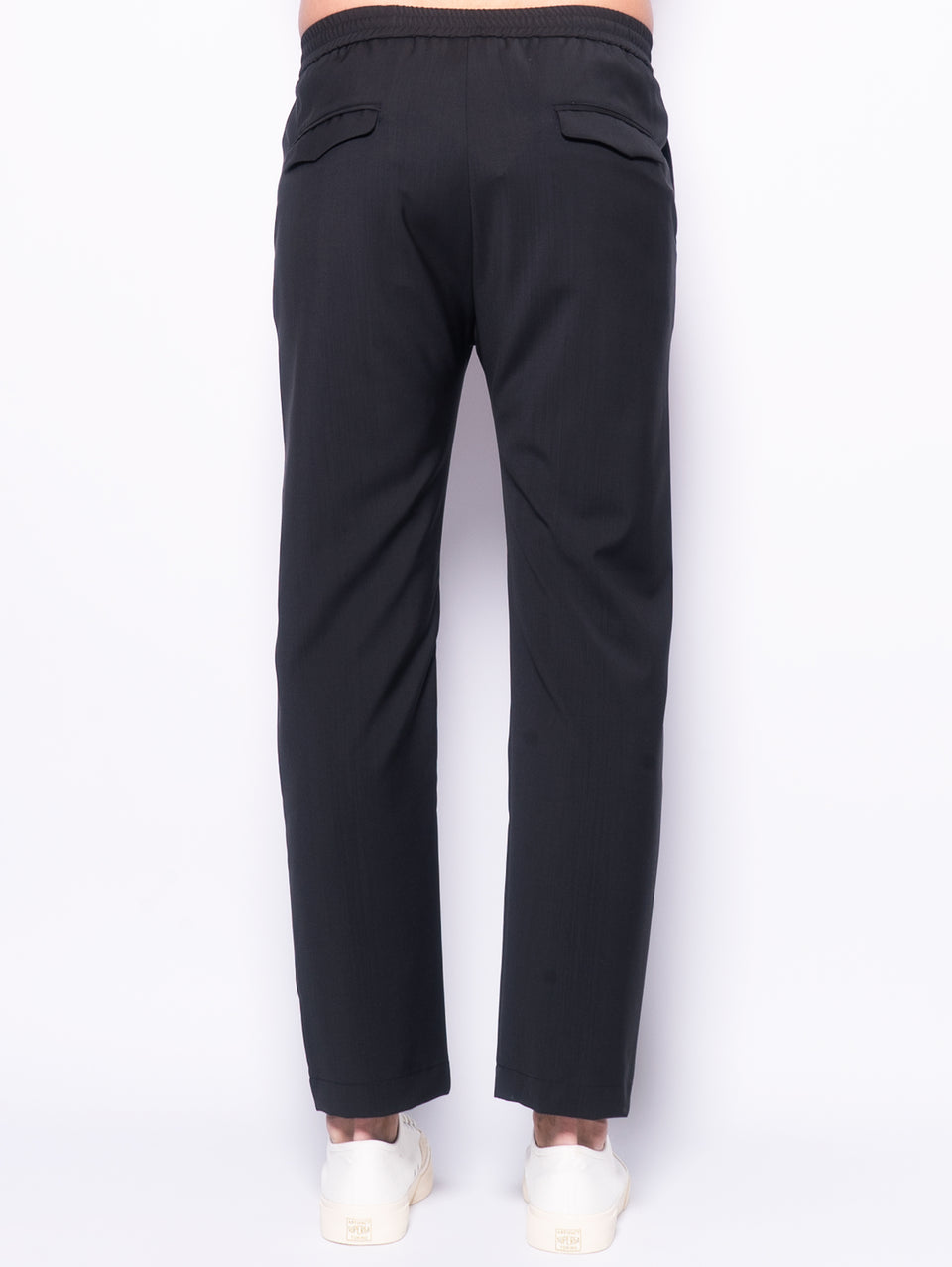 BARENA VENEZIA Pantalone Jogger in Lana Tosador Piombo Offerta natalizia
