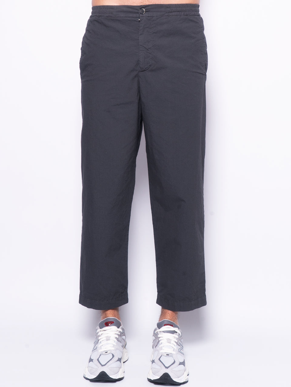 BARENA VENEZIA Pantaloni Jogger Relaxed in Cotone Ameo Piombo Offerta Pasqua