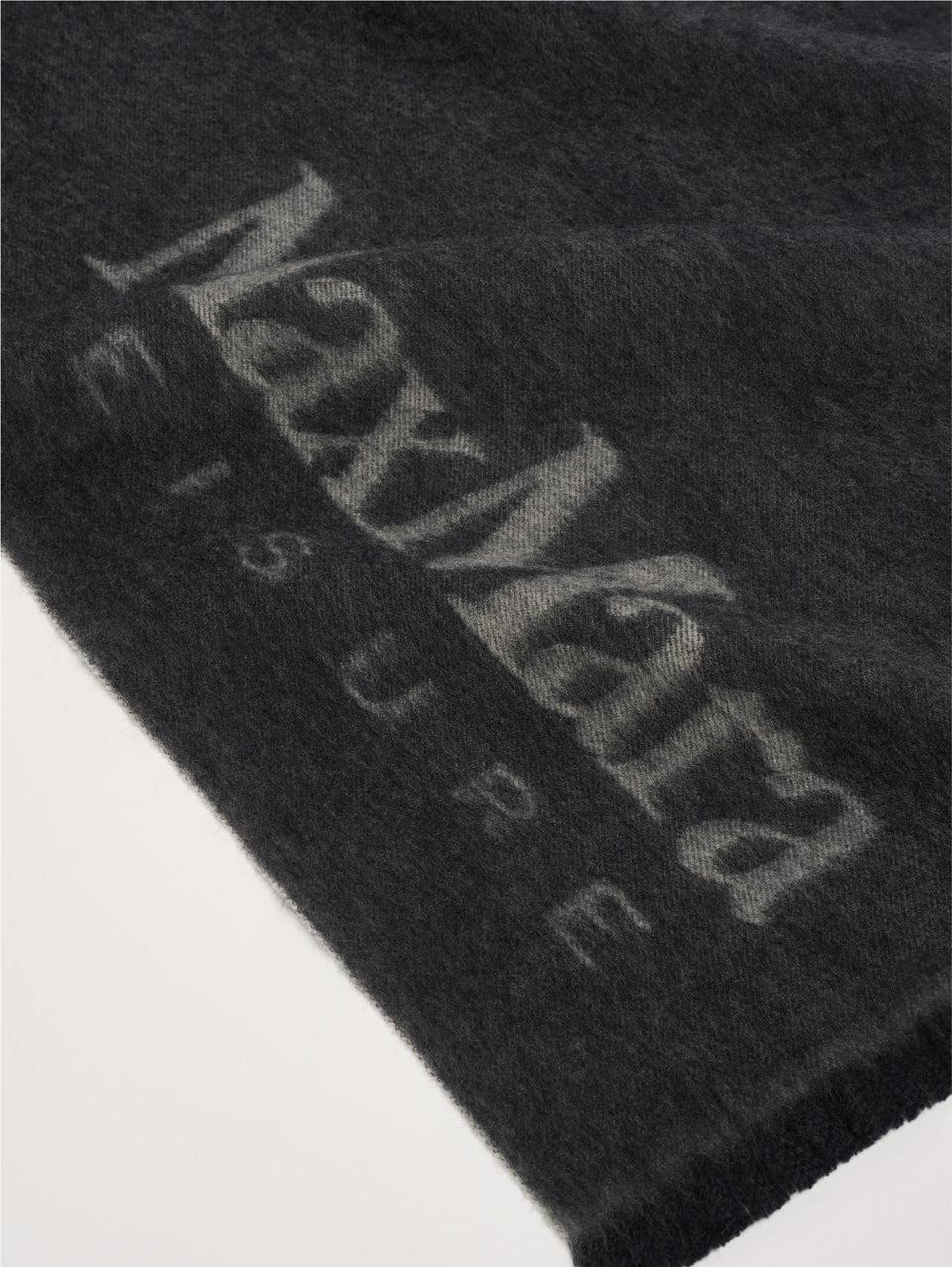 MAX MARA LEISURE Stola con Lavorazione Jacquard Antracite Ultimi due giorni