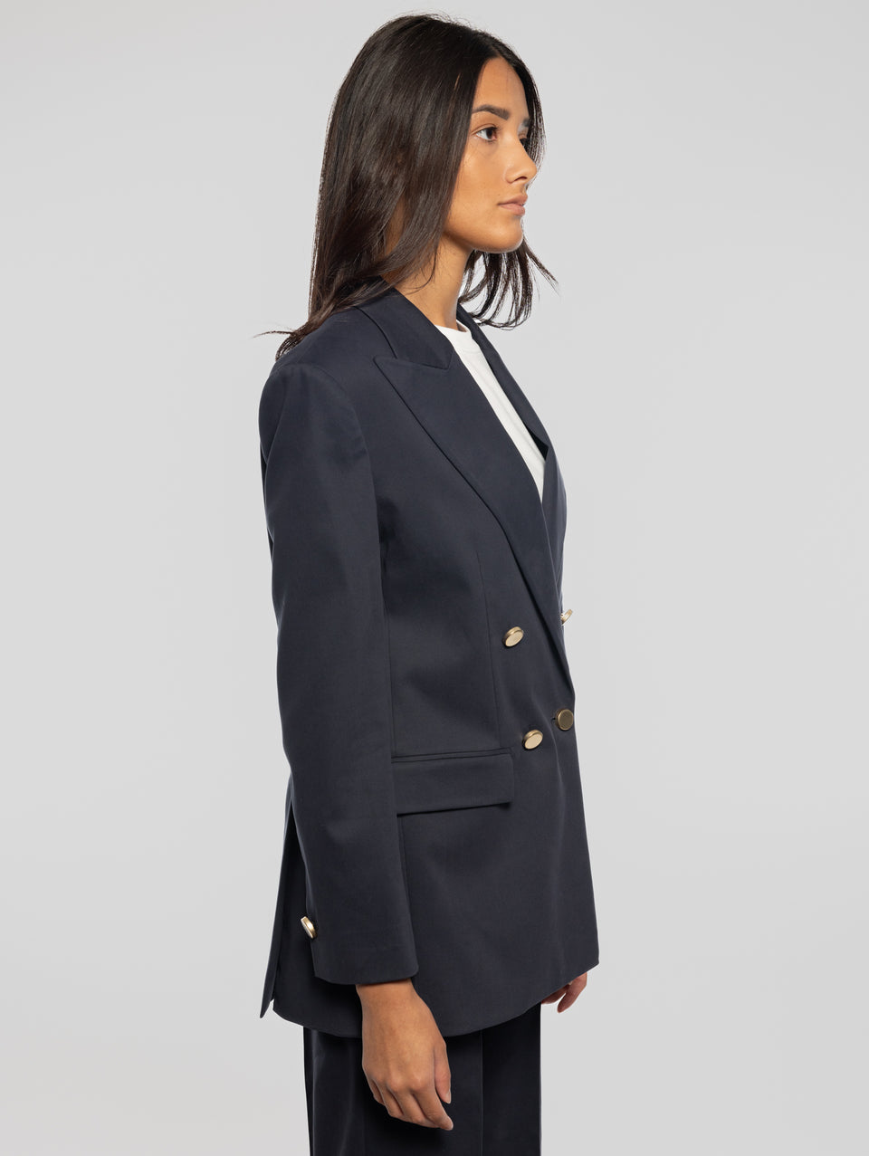 P.A.R.O.S.H. Giacca Doppio Petto Oversize Blu Sconti questo mese