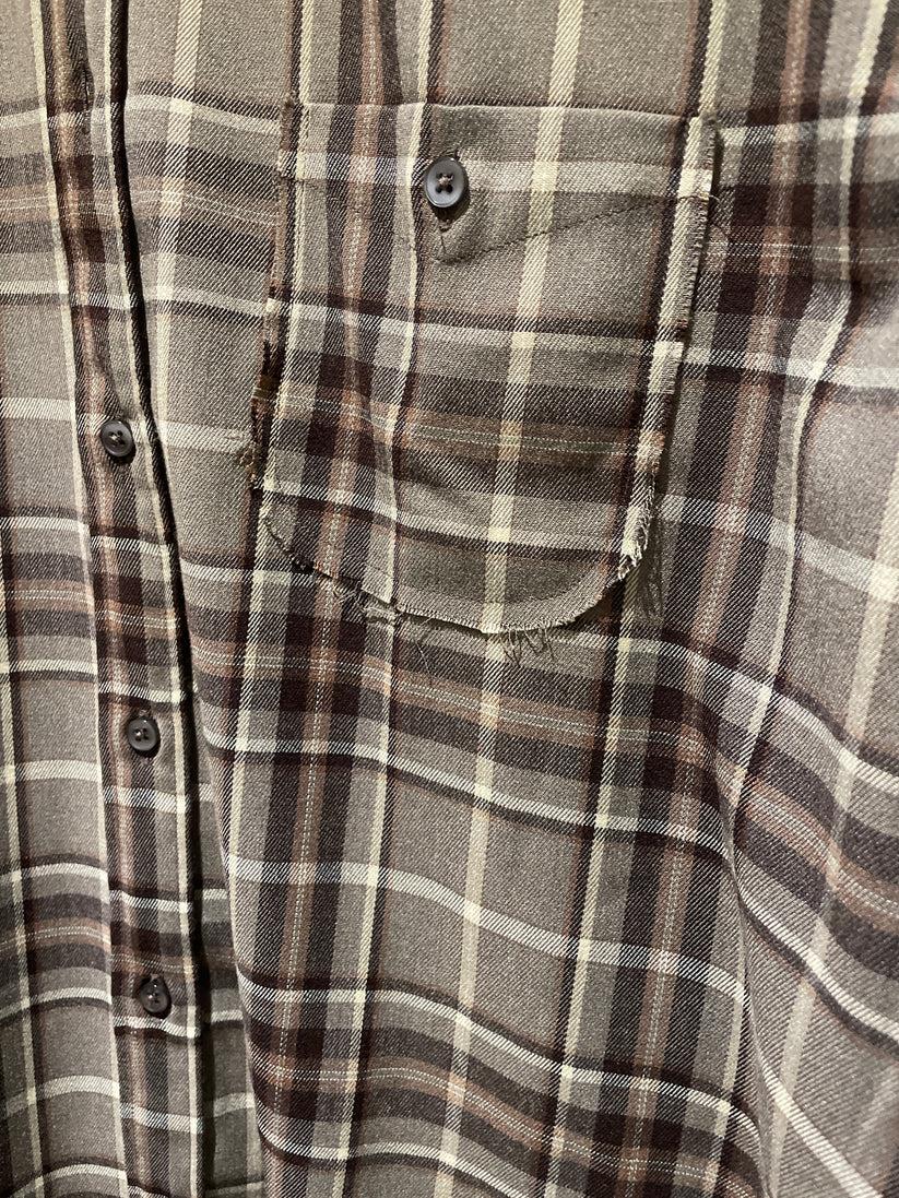 Underground Couture Camicia Quadri Marrone Liberty Rose I Più Venduti