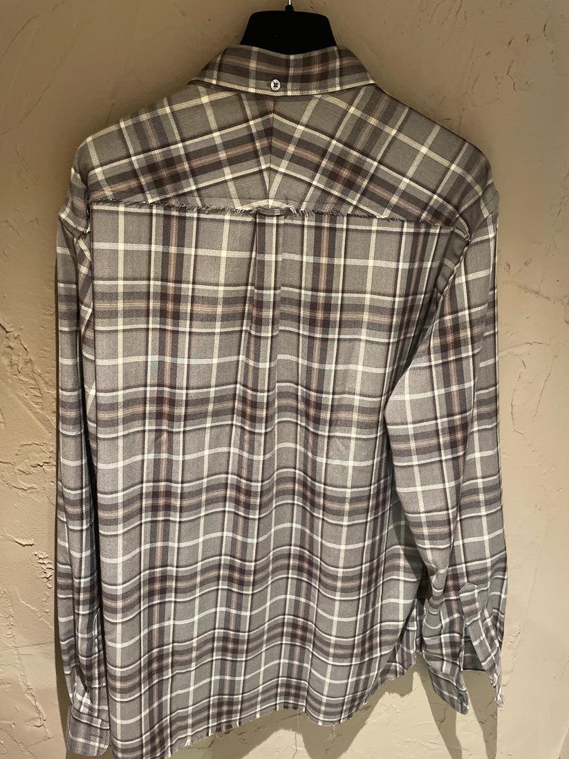 Underground Couture Camicia Quadri Marrone Liberty Rose I Più Venduti