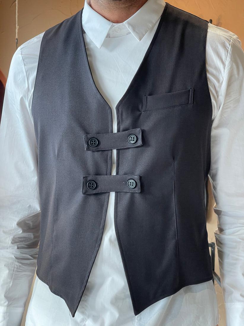 Underground Couture Gilet Grigio Acquista Ora