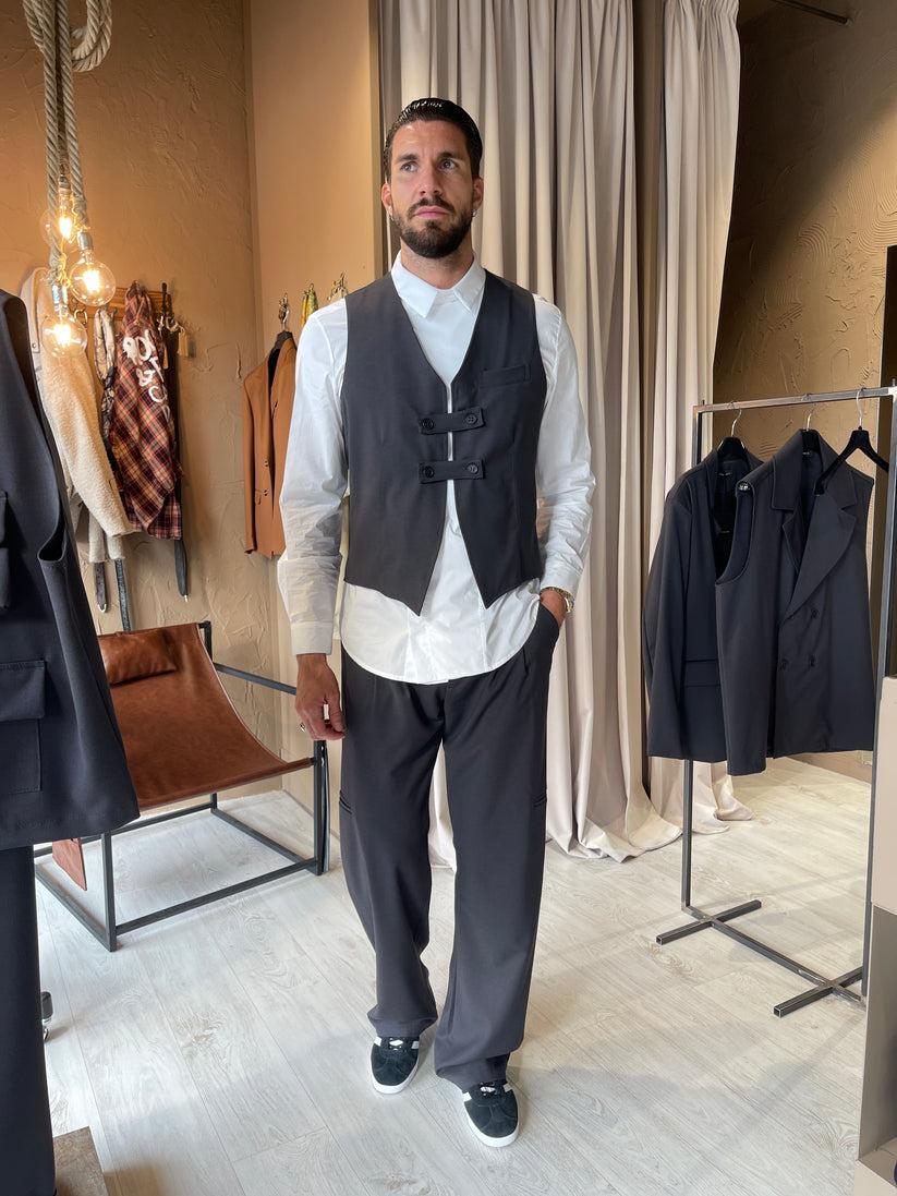 Underground Couture Gilet Grigio Acquista Ora