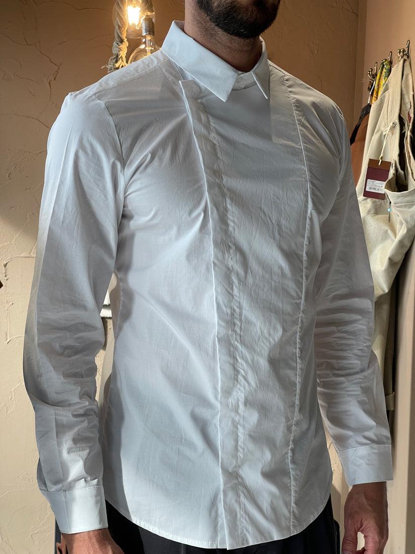 Underground Couture Camicia Parigi Bianca Doppia chiusura I Più Venduti