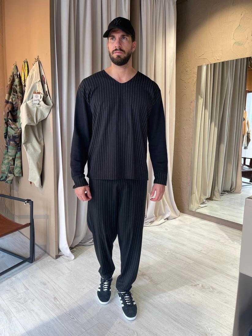 Underground Couture Felpa Stripe Vendita