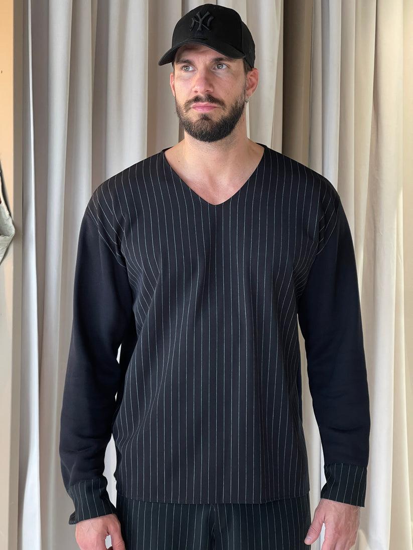 Underground Couture Felpa Stripe Vendita