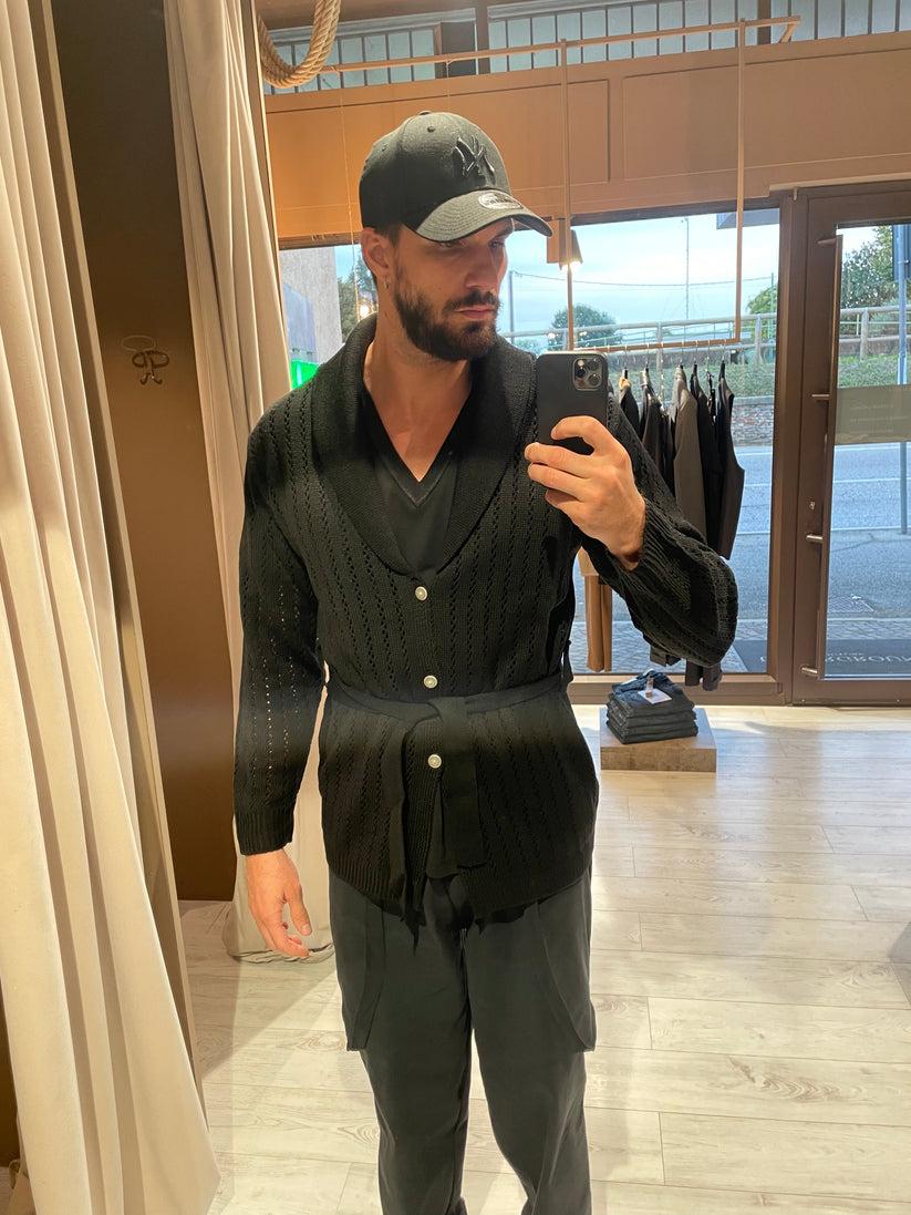 Underground Couture Cardigan Traforato Nero Promozione