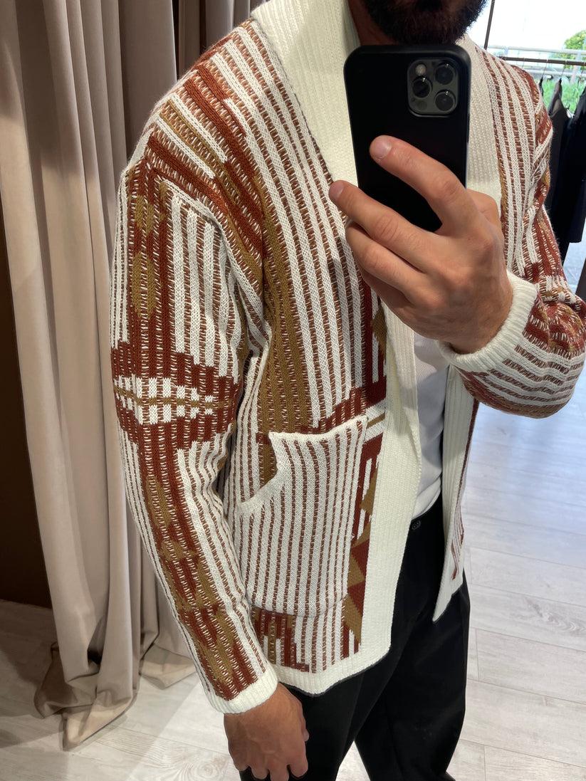 Underground Couture Cardigan Lana Etnico Soddisfazione Garantita