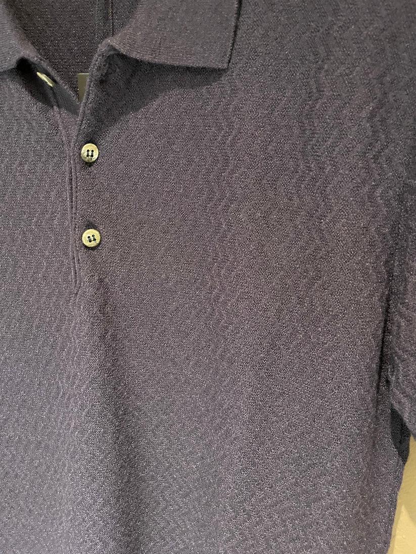 Underground Couture Polo Rayon Blue Qualità Garantita