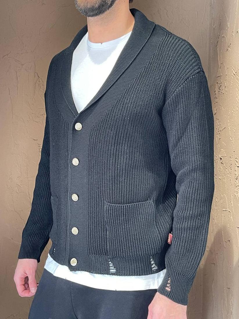 Underground Couture Cardigan Filo Nero Acquista Ora