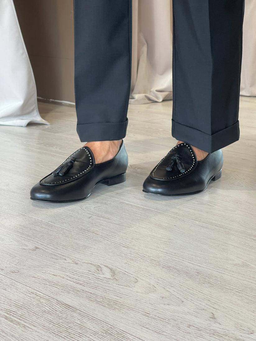 Underground Couture Mocassino Nero Bochiette MB Affare Del Giorno
