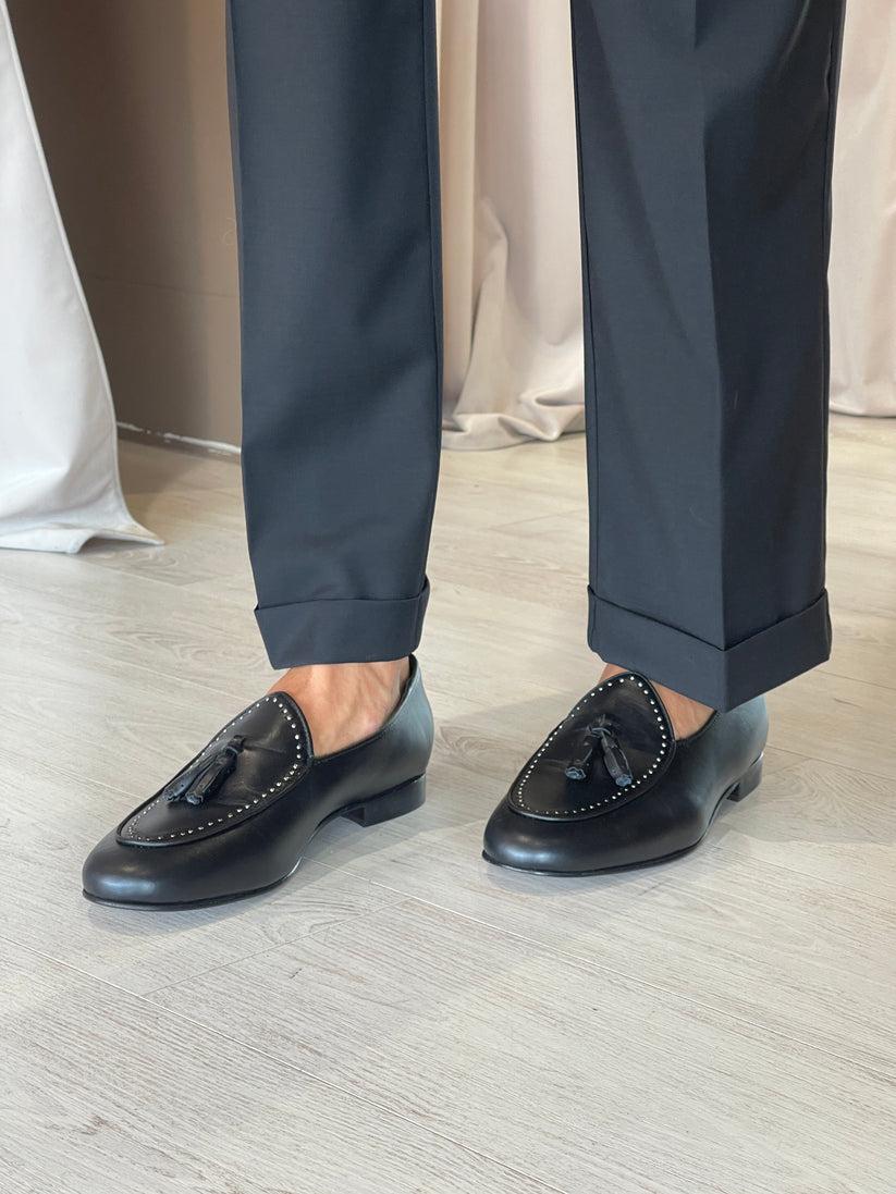 Underground Couture Mocassino Nero Bochiette MB Affare Del Giorno