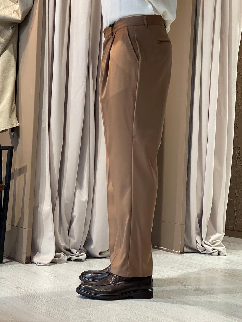 Underground Couture Pantalone Cammello 1 pence Saldi Di Fabbrica